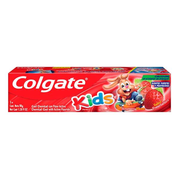 PASTA DENTAL COLGATE KIDS UVA  FLUOR ACTIVO 50 GR.
