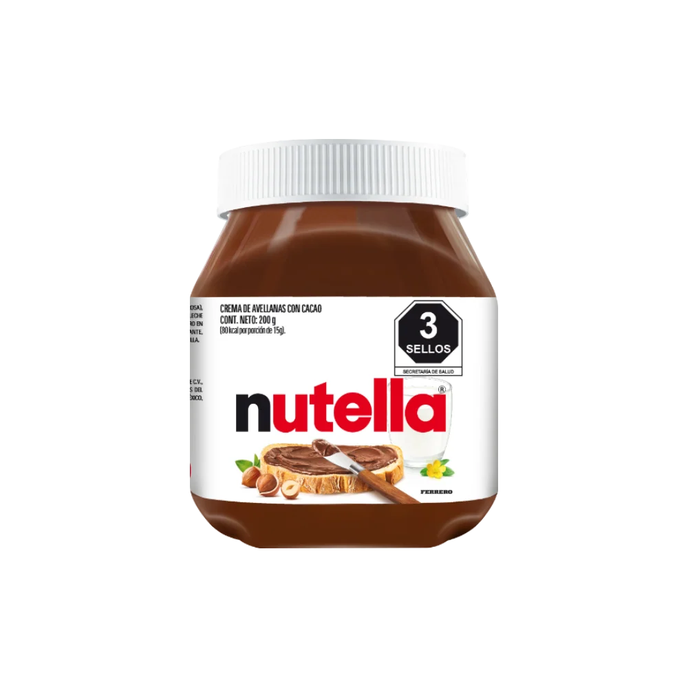 CREMA AVELLANA NUTELLA 12/200 GR.