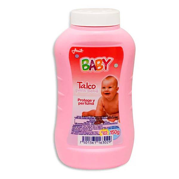 TALCO BEBE BABY ROSA 150 GR.