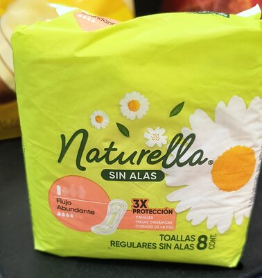 TOALLA FEM. NATURELLA S/A 12/8 PZAS.