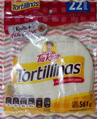 TORTILLINAS TIA ROSA 22 PZAS.