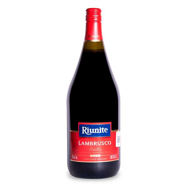VINO TINTO RIUNIITE LAMBRUSCO 12/750 ML.