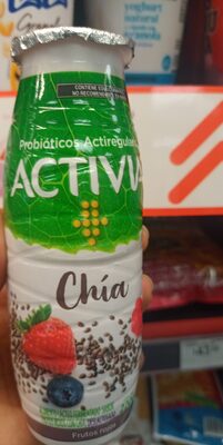 YOG. DANONE ACTIVIA CHIA FRUTOS ROJOS 220 GR.