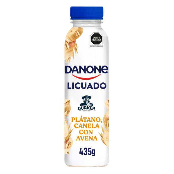 YOG. DANONE LICUADO AVENA PLATANO CANELA 435 GR.