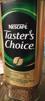 NESCAFE TASTERS CHOICE DESCAFEINADO 250 GR.