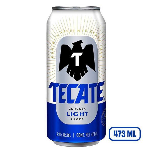 CERVEZA TECATE LIGHT LATA 355 ML.