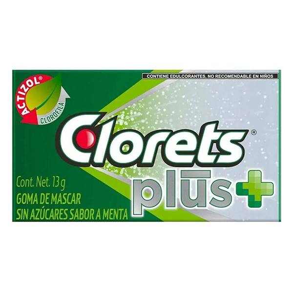 CHIC. CLORETS PLUS 4S 208 GR.