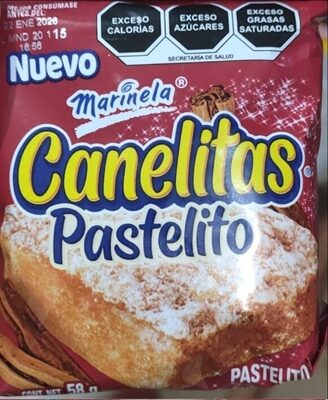 PAN MARINELA CANELITAS PASTELITO 58 GR.