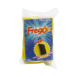 HOG. FIBRA FREGON C/ESPONJA CHICA 10*8 1/50 PZAS.