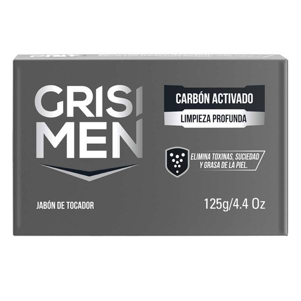 JABON GRISI MEN CARBON ACTIVADO 125G/4.4 0Z