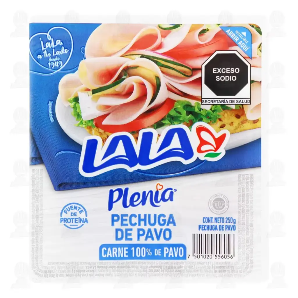 CF. PECHUGA DE PAVO LALA 250 GR.