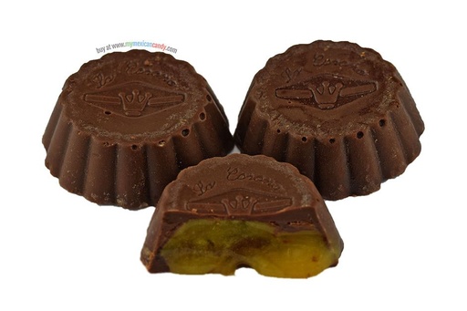 [0001338] CHOCOLATE CANASTA RELLENO ROMPOPE PIEZA