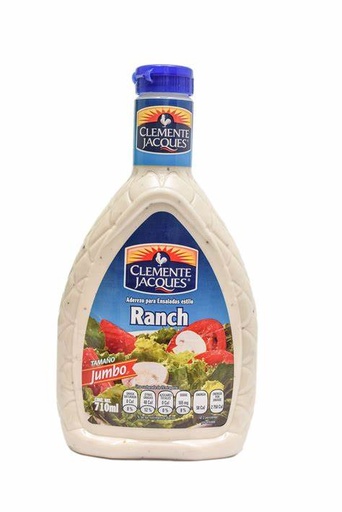 [0001683] ADEREZO PARA ENSALADAS RANCH CLEMENTE JACQUES 710 GR