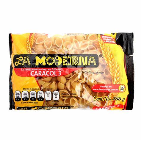 [0002720] SOPA PASTA LA MODERNA CARACOL 3 200GR