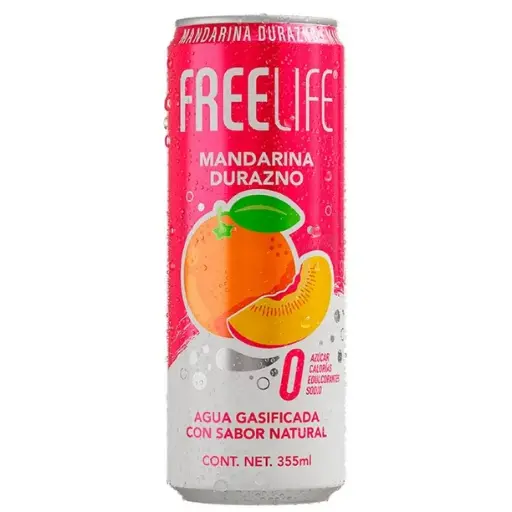 [0002429] AGUA GASIFICADA FREELIFE MANDARINA DURAZNO