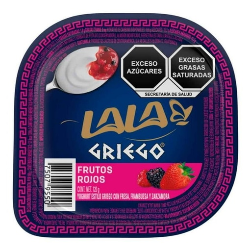 [0002461] YOGHURT BATIDO GRIEGO LALA FRUTOS ROJOS 120G