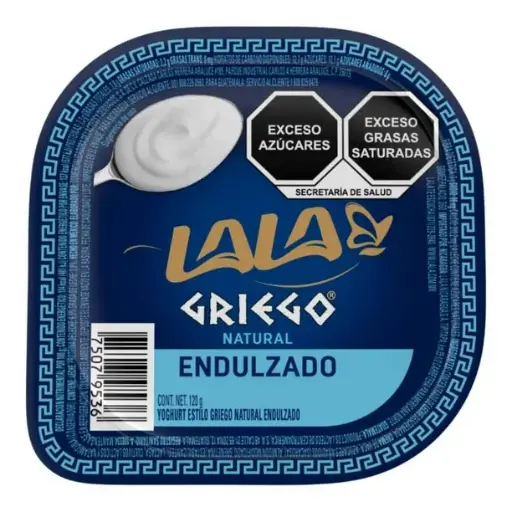 [0002463] YOGHURT GRIEGO NATURAL ENDULZADO 120G