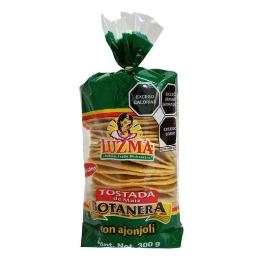[0002677] TOSTADA DE MAIZ BOTANERA LUZMA 300G
