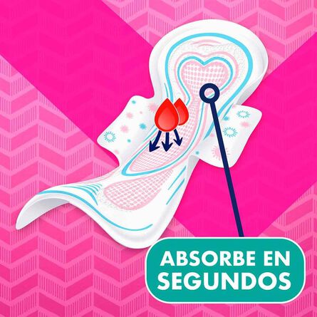 [0002540] TOALLA FEMENINAS SABA INVISIBLE C/ALAS PIEZA