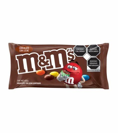 [0002707] CHOCOLATES M&M´S CON LECHE CONFITADOS 43.8G
