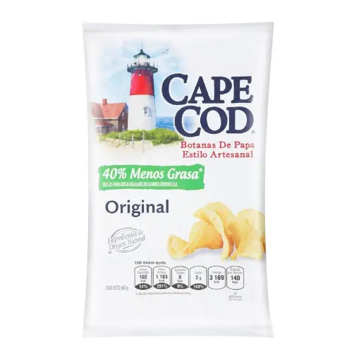 [0002726] BOLSA GRANEL DE PAPAS FRITAS CAPE COD 100G