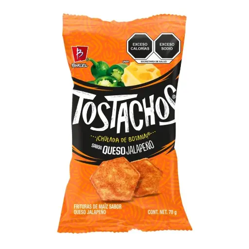 [0002969] TOSTACHOS SABOR QUESO JALAPEÑO 75G