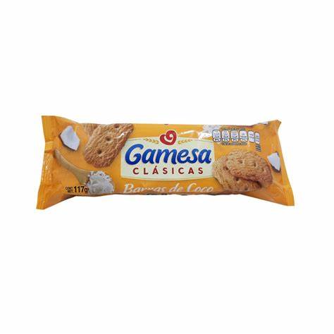 [0000960] GALLETAS BARRAS DE COCO CLASICAS 140G