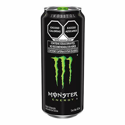 [0002351] BEBIDA CARBONATADA MONSTER ENERGY ADICIONADA CON CAFEINA 473ML