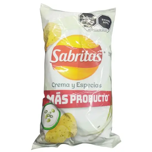 [0002639] SABRITAS CREMA Y ESPECIAS 48G