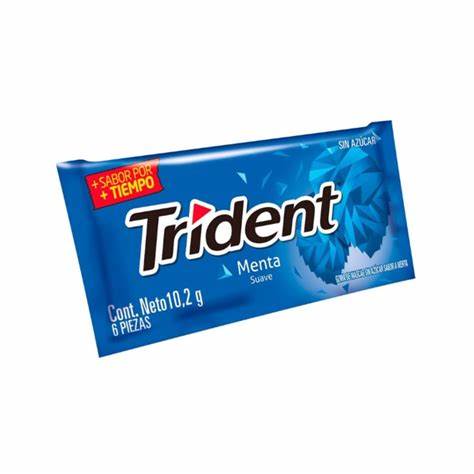 [0000542] TRIDENT SABOR MENTA 4´S 