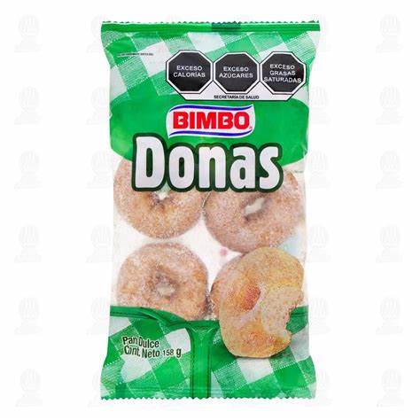 [0002293] PAN DULCE DONAS AZUCARADAS BIMBO 158GR