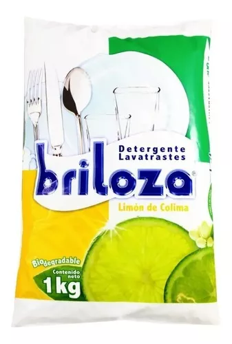[0000260] DETERGENTE BRILOZA LIMÓN DE COLIMA 1KG