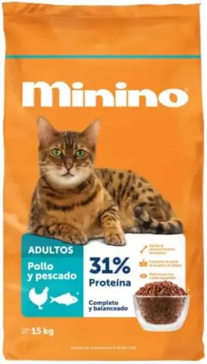 ALIM. GATO MININO BULTO 15 KG.