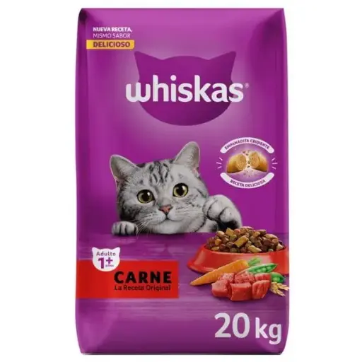 ALIM. GATO WHISKAS BULTO 20 KG.