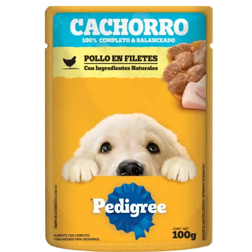 ALIM. PERRO PEDIGREE SOBRE CACHORRO POLLO 12/100 GR.