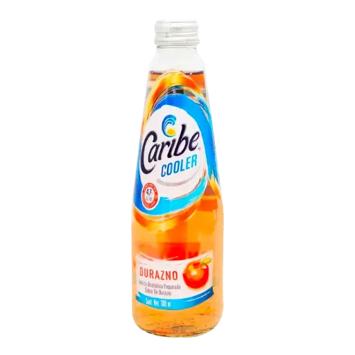 BEB. CARIBE COOLER DURAZNO 12/300 ML.