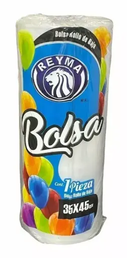 BOLSA PLASTICO ROLLO 35X45 KG.