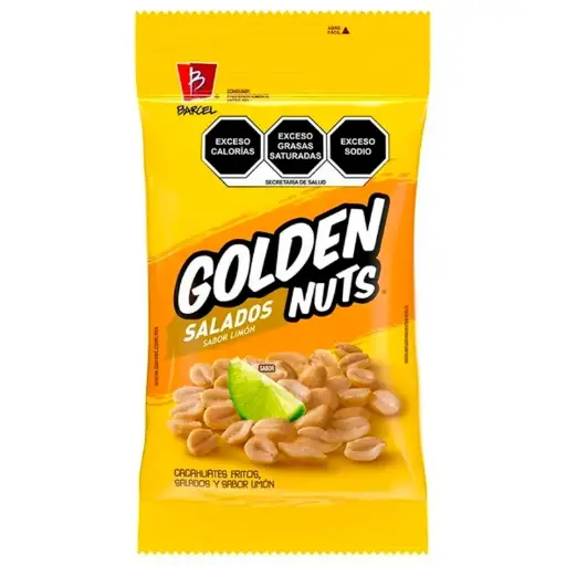 BOT. BARCEL CACAH. GOLDEN NUTS SALADO 110 GR.