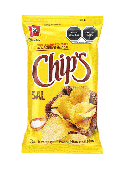 BOT. BARCEL CHIPS SAL 62 GR.