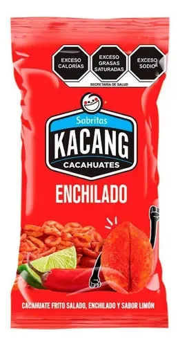 BOT. SABRITAS CACAH. KACANG ENCHILADOS 66 GR.