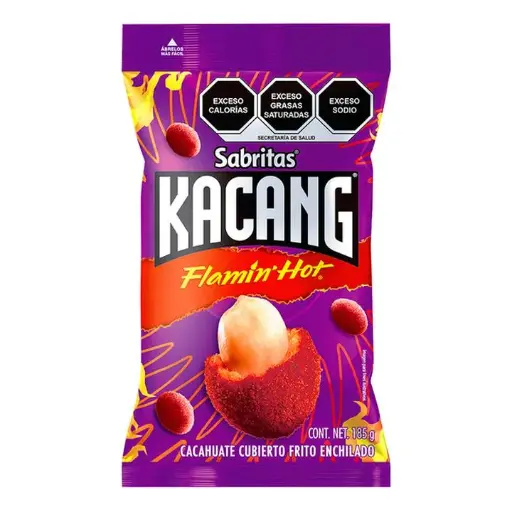 BOT. SABRITAS CACAH. KACANG FLAMING HOT 130 GR.