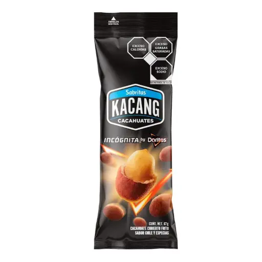BOT. SABRITAS CACAH. KACANG INCOGNITA 130 GR.
