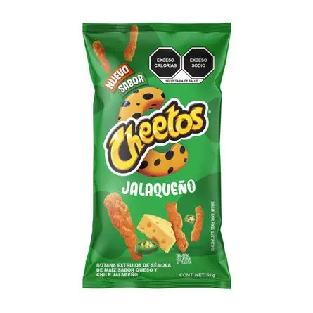 BOT. SABRITAS CHEETOS JALAPEÑO 58 GR.