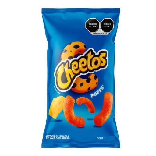 BOT. SABRITAS CHEETOS POFFS QUESO 40 GR.