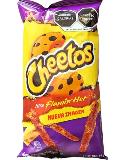 BOT. SABRITAS CHEETOS XTRA FLAMING HOT 115 GR.