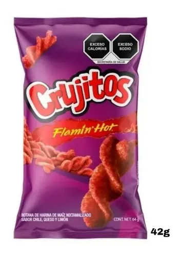 BOT. SABRITAS CRUJITOS FLAMING HOT 40 GR.