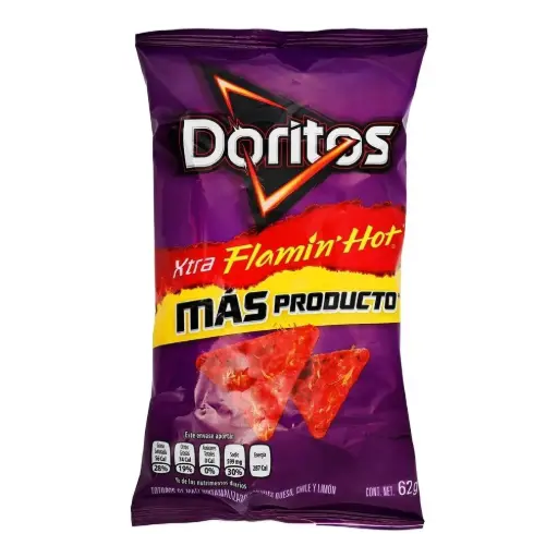 BOT. SABRITAS DORITOS FLAMING HOT LIMON 46 GR.