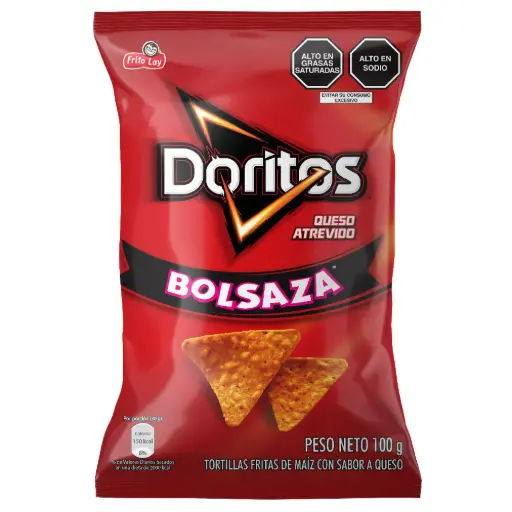 BOT. SABRITAS DORITOS NACHOS BOLZAZA 100 GR.