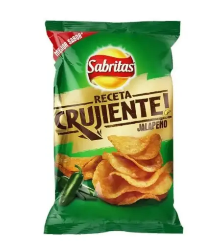 BOT. SABRITAS PAPAS RECETA CRUJIENTE JALAPEÑO 57 GR.