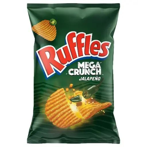 BOT. SABRITAS RUFFLES MEGA CRUNCH JALAPEÑO 48 GR.